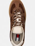 Tommy Jeans MU THE GREENWICH EDGE SUEDE маратонки дамски от велур кафяви EN0EN03050