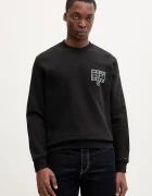 Tommy Jeans Памучен суичър мъжки в черно с принт DM0DM22366