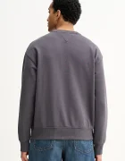 Tommy Jeans Памучен суичър мъжки в сиво с меланжов десен DN0DN00054