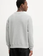 Tommy Jeans Памучен суичър мъжки в сиво с принт DM0DM22384