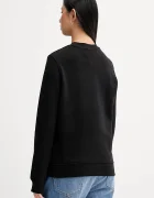 Tommy Jeans Памучен суичър в черно с принт DW0DW22564