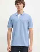 Tommy Jeans Памучна тениска с яка