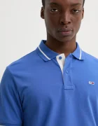 Tommy Jeans Памучна тениска с яка