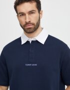 Tommy Jeans Памучна тениска с яка