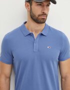 Tommy Jeans Памучна тениска с яка