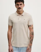 Tommy Jeans Памучна тениска с яка