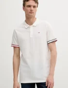 Tommy Jeans Памучна тениска с яка