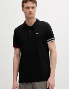 Tommy Jeans Памучна тениска с яка