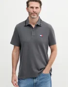 Tommy Jeans Памучна тениска с яка