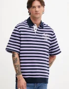 Tommy Jeans Памучна тениска с яка