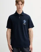 Tommy Jeans Памучна тениска с яка