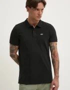 Tommy Jeans Памучна тениска с яка