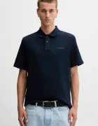 Tommy Jeans Памучна тениска с яка