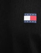 Tommy Jeans Памучна тениска в черно с апликация DM0DM21785