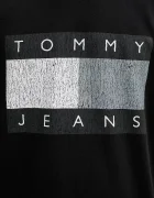 Tommy Jeans Памучна тениска в черно с принт DM0DM22463
