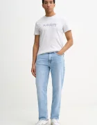 Tommy Jeans Памучна тениска в сиво с принт DM0DM22333