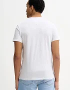 Tommy Jeans Памучна тениска в сиво с принт DM0DM22333