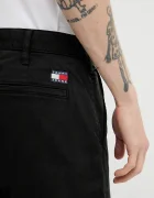 Tommy Jeans Панталон мъжки в черно със стандартна кройка DM0DM22649