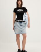 Tommy Jeans пола от деним синя DW0DW22716
