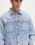 Tommy Jeans преходно яке мъжко от деним синьо DM0DM22473