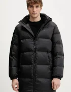 Tommy Jeans Пухено яке в черно зимен модел DM0DM20466