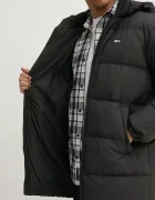 Tommy Jeans Пухено яке в черно зимен модел DM0DM20466