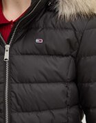 Tommy Jeans Пухено яке в черно зимен модел DW0DW18312