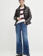Tommy Jeans Пухено яке в черно зимен модел DW0DW21618