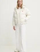 Tommy Jeans пуловер дамски от памук бежов DW0DW20159