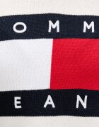 Tommy Jeans пуловер дамски от памук бежов DW0DW22930