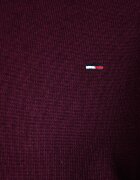 Tommy Jeans пуловер дамски от памук бордо DW0DW23360