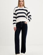 Tommy Jeans пуловер дамски от памук тъмносин DW0DW22926