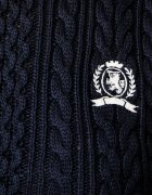 Tommy Jeans пуловер дамски от памук тъмносин DW0DW22933