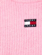 Tommy Jeans пуловер дамски с добавена вълна розов DW0DW22024