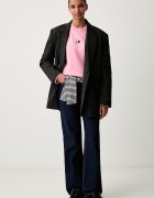 Tommy Jeans пуловер дамски с добавена вълна розов DW0DW23831