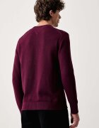 Tommy Jeans пуловер мъжки от памук бордо DM0DM21787