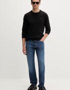 Tommy Jeans пуловер мъжки от памук черен DM0DM22853