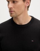 Tommy Jeans пуловер мъжки от памук черен DM0DM22853