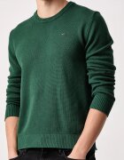 Tommy Jeans пуловер мъжки от памук зелен DM0DM21787