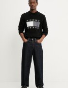 Tommy Jeans Пуловер с вълна от алпака в черно DM0DM22860