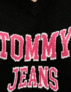 Tommy Jeans Пуловер с вълна в черно DW0DW21711