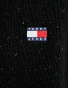 Tommy Jeans Пуловер с вълна в черно от топла материя DM0DM22353