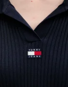 Tommy Jeans Пуловер в тъмносиньо от лека материя DW0DW22036