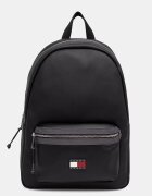 Tommy Jeans раница мъжка от имитация на кожа черна AM0AM14340