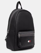 Tommy Jeans раница мъжка от имитация на кожа черна AM0AM14340