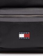 Tommy Jeans раница мъжка от имитация на кожа черна AM0AM14340