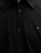 Tommy Jeans риза мъжка от памук черна DM0DM22026
