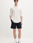 Tommy Jeans риза мъжка с лен бежова с изчистена шарка DM0DM22761