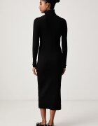Tommy Jeans рокля от памук с еластан черна DW0DW23320