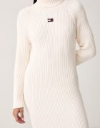 Tommy Jeans рокля тип пуловер от памук бежова DW0DW23324